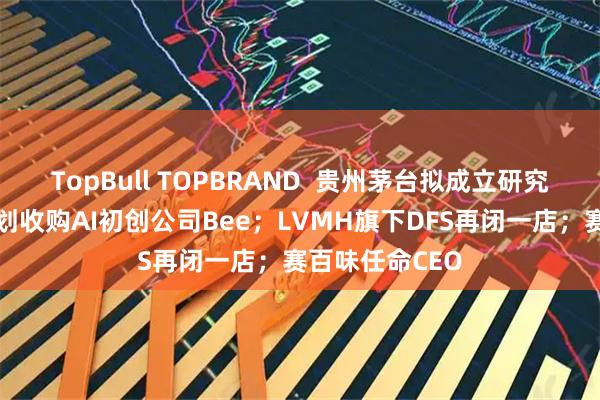 TopBull TOPBRAND  贵州茅台拟成立研究院；亚马逊计划收购AI初创公司Bee；LVMH旗下DFS再闭一店；赛百味任命CEO