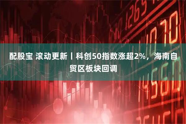 配股宝 滚动更新丨科创50指数涨超2%，海南自贸区板块回调